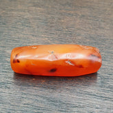 carnelian Antique Himalayan Tibetan Red Agate large Bead 39mm -RD-MY-1